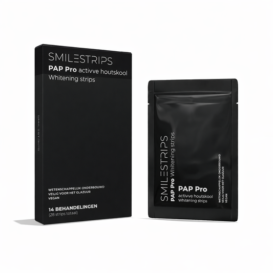 PAP Pro + Actieve Houtskool Whitening strips